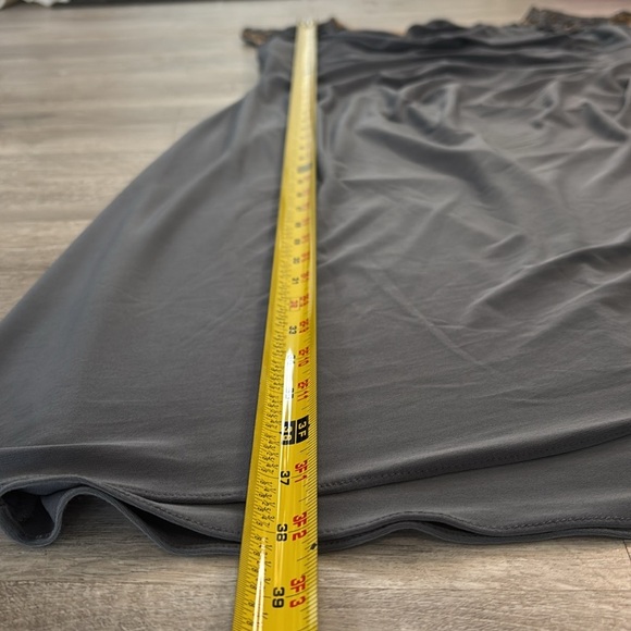 Alex Evenings Grey Cocktail Knee Length Cap Sleeve Dress Women's 8 NWT - Picture 4 of 9